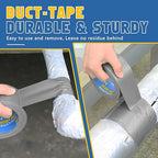 CXYARY 30 Roll Duct Tape Heavy Duty, 2 Inch x 900 Yard, Gray Waterproof Tape Any Weather, No Residue Tape for Strong Repairs, Indoor & Outdoor, Tear by Hand