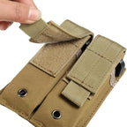 Tactical Single/Double Pistol Mag Pouch Outdoor Molle Open-Top Magazine Pouch for Glock M1911 92F