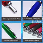 100 Pack Personalized Pens With Your Custom Logo Message - Customizable Gifts In Bulk -Custom Advertising Message - Party Favors