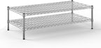 Regal Altair 24" Deep x 48" Wide x 14" Height Wire Shelving Kit | 2-Tier | NSF Commercial Storage Rack Unit