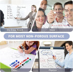 Tbay Dry-Erase Markers - 36 Counts, Chisel Tip Whiteboard Markers for Office/School Supplies, Low Odor, 6 Assorted Colors