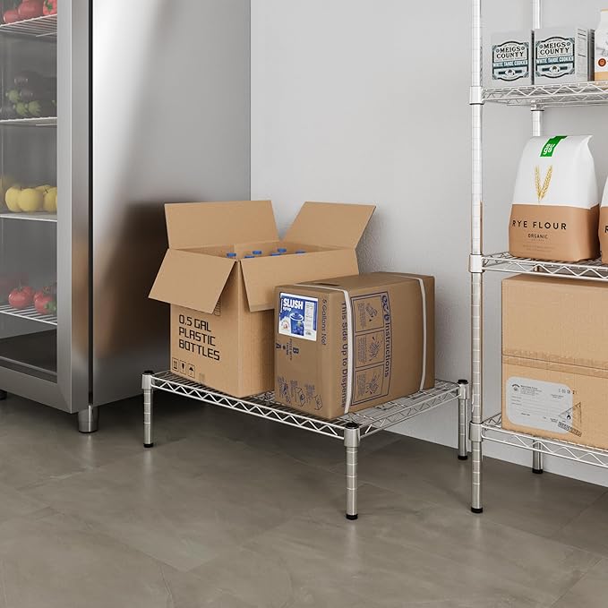 Regal Altair 21" Deep x 30" Wide x 8" Height Wire Shelving Kit | 1-Tier | NSF Commercial Storage Rack Unit