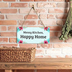 Signs ByLITA Tropical Hibiscus Personalized Hanging Wall or Door Sign (5 x 10") | Custom Signage for Your Home & Business