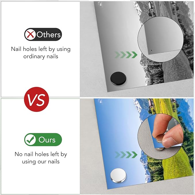 30 Pack Magnetic Pushpin, Magnetic Clips Magnet Thumb Tacks Magnet Tacks Push Pins for Cork Board Wall Bulletin Board Photo Wall