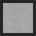Amanti Art Black Framed Magnetic Board 23x23 Medium Vision Board for use with Magnets, 100% Metal Sheet to Display Items as Office Decor or for Home Organization in mudroom, Kitchen or Kids Room