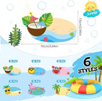 Henoyso 108 Pcs Summer Desk Name Tags for Classroom Hawaaii Beach Classroom Decor Locker Name Tags for Kindergarten, Preschool, 1st, 2nd & 3rd Grade Teacher Nameplates for Student