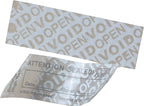 ChtepTamper 100 Pieces Total Transfer Tamper-Evident Stickers Security Labels Great for Goods Shipping,Exchange of Agency Files, Privacy Protection or More(Serial Number 1 * 3.54inches White)
