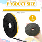 AmazingSpark Magnetic Tape Roll Thin Strips, 0.39 Inch x 33 Feet Magnetic Board Dividers Whiteboard Graphic Decorative Tape Marking Line for Classroom Office Art Accessories(Yellow)