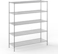 Regal Altair 24" Deep x 72" Wide x 86" Height Wire Shelving Kit | 5-Tier | NSF Commercial Storage Rack Unit