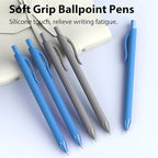 JIMMIDDA Pens Bulk, 52 Pack Ballpoint Black & Blue Ink, 1.0MM Medium Point Bluk Retractable for Smooth Writing, Quick Drying No Bleed Journaling for Office School Supplies Home Work
