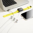ICONIT Cable Anchors for Desk Organization | Premium Aluminum Cord Organizers | Charger + Cable Management Clips for Home & Office | Stylish, Sturdy, & Functional | (3 Pack) (Silver)