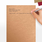 LUXPaper 8.5" x 11" Paper | Letter Size | Copper Metallic | 80lb. Text | 50 Qty