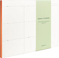 Weekly To-Do List Notepad – Desk Pad for Work and Study, Orange, 11.7x8.3 Inches