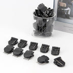 DIICCYO 36 Pcs Cubicle Clips for Fabric Panel Cubicle Accessories, Plastic Cubicle Hooks Pins Fabric Partition Panel Wall Clip, Fabric Partition Hooks for Hanging Photos Notes Memos Organization Decor