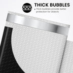 Fuxury Black Bubble Mailers 6x10" Padded Envelopes 9600 Pack Strong Adhesion Full Pallet of Padded Mailers Thick Bubble Envelopes for Small Business Mailing Small Items Bulk