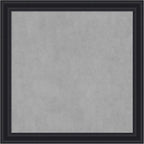 Amanti Art Black Framed Magnetic Board 28x28 Medium Vision Board for use with Magnets, 100% Metal Sheet to Display Items as Office Decor or for Home Organization in mudroom, Kitchen or Kids Room