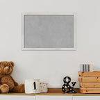 Amanti Art Silver Framed Magnetic Board 13x19 Small Vision Board for use with Magnets, 100% Metal Sheet to Display Items as Office Decor or for Home Organization in mudroom, Kitchen or Kids Room