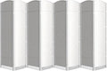 Cocosica Folding Room Divider, Weave Fiber Privacy Screen, Extra Wide Room Screen Divider Separator, Decorative Separation Wall Divider, Freestanding Room (8-Panel)