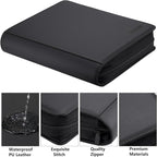 Sibonic 9 Pocket TopLoader Binder, Holds 360 3”x4” Toploader Hard Cases, Sleeves Card Collection Binder, 20 Double Sided Pages, Compatible with Trading & Sports Holder - Black