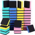 Dry Erase Erasers, 48 Pack Magnetic Whiteboard Eraser Chalkboard Eraser Dry Eraser for Classroom Office and Home (48pcs 4Colours)