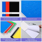Cholemy 30 Pcs 30 Pcs Spiral Steno Pads 6 x 9 Inches 120 Pages Spiral Notepads Steno Books Ringed Paper Ruled Paper Assorted Color Notebook for Office School Supplies (Multicolor)
