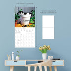 Graphique 2026 Nuthin' But Trouble Wall Calendar | 12” x 12” | Thick Paper | Home & Office Organizer | Large Monthly Grid | 3 Languages & Marked Holidays | 4 Month Preview Page for 2027