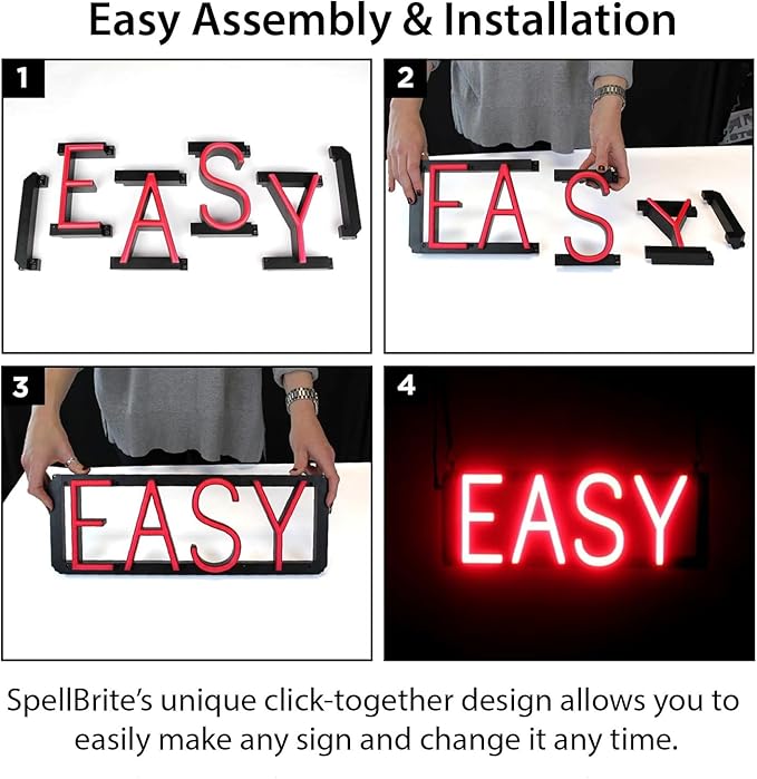 SpellBrite ENTRANCE Sign | Directional Sign with Neon Look, Green LED Light Source | 31.3" x 6.3"