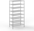 Regal Altair 24" Deep x 42" Wide x 86" Height Wire Shelving Kit | 8-Tier | NSF Commercial Storage Rack Unit