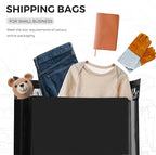 Metronic Poly Mailers 12x15.5 Envelope Mailers 100pack Shipping Bags with Self Adhesive Waterproof and Tear-Proof Postal Bags in Black