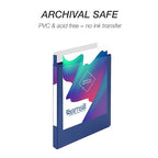 Samsill Economy 0.5 Inch 3 Ring Binder, Made in The USA, Round Ring Binder, Customizable Clear View Cover, Dark Blue