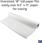 Helix - Sketch & Tracing Paper Roll - 18 Inch by 50 Yards - Transparent