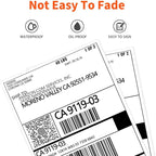 JADENS Direct Thermal Shipping Label, 4x6-350 Labels, Commercial Grade