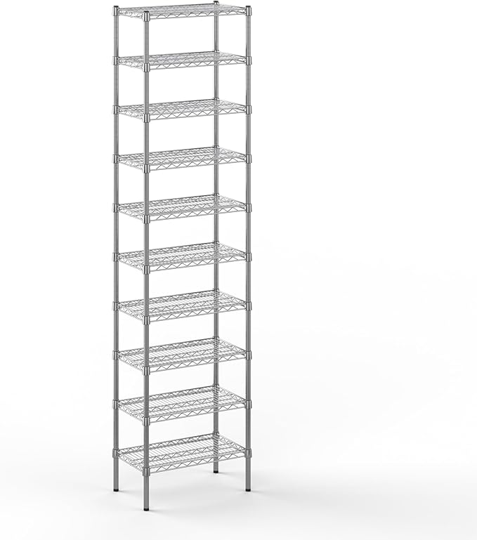 Regal Altair 14" Deep x 24" Wide x 96" Height Wire Shelving Kit | 10-Tier | NSF Commercial Storage Rack Unit