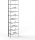 Regal Altair 14" Deep x 24" Wide x 96" Height Wire Shelving Kit | 10-Tier | NSF Commercial Storage Rack Unit