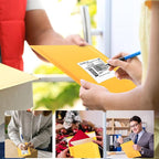 skardeco Kraft Bubble Mailers 6x10 Inch 50Pack Yellow Self-Seal Padded Envelopes Bubble Opaque Padded Mailers Shipping Bags for Small Businesses to Package and Mail Jewelry, Electronic Products