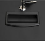 Lorell Standard Lock Mobile File Black 28.35" x 16.54" x 6.50"