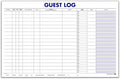 Guest Log Book for Automotive Dealerships – Customer Sign-in Tracking Log – 17" × 11" Visitor Registration Book – 100-Sheet Pad for Auto Service Centers, Repair Shops, Lead Management - 2 Pad