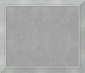 Amanti Art Silver Framed Magnetic Board 47x55 Oversize Vision Board for use with Magnets, 100% Metal Sheet to Display Items as Office Decor or for Home Organization in mudroom, Kitchen or Kids Room