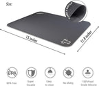 Fotouzy Plastic Cutting Boards with Food Icons, Set of 4, Flexible Cutting Mats with Hole, BPA-Free, Non-Slip and Dishwasher Safe, Modern Neutral Colors