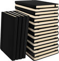 Simply Genius A5 Hardcover Dotted Notebook - Lay-Flat Binding & Grid Pages - Durable Leatherette Cover & Dotted Journal Multipack - Ample 192-Page Bulk Journals - Pack of 20, A5, Black
