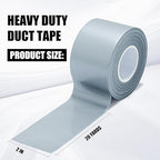 SMTAPESPRO 3 Pack Sliver Duct Tape ， Waterproof Heavy Duty Duct Tape,Strong Adhesive garyTape Bulk for Indoor Outdoor Repairs Tear by Hand, 60 Yards x 2 Inch Total，Bulk Value for Repairs