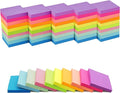 (54 Pads) Mini Sticky Notes 1.5x2 in, 10 Colors Bright Small Sticky Notes Pad Strong Adhesive Post, Self-Stick Pads Small, Clean Removal, Suitable for School, Home, Office