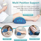 KAAMOS Recliner Leg Rest Cushion Foot Rest Pillow for Recliner Foot Pillows for Resting Feet Sofa Footrest Pillow for Recliners Chair Couch Leg Rest Pillow Half Moon Bolster Pillow Under Knee