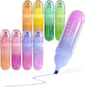 Four Candies 8 Pcs Highlighters Assorted Colors, Cute Pastel Highlighter Set, Quick-Dry, Soft Chisel Tip, No Bleed Highlighter, Aesthetic Highlighters for Christmas