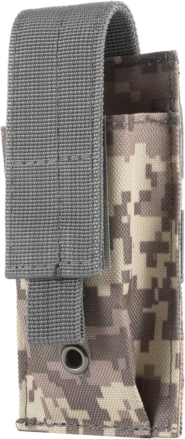 Tactical Single/Double Pistol Mag Pouch Outdoor Molle Open-Top Magazine Pouch for Glock M1911 92F