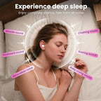 Ear Plugs for Sleeping Noise Reduction, 30dB Ear Plugs for Hearing Protection, 4 Pair Eartips Silicone Soft Reusable EarPlugs for Sleep, Concert, Focus with Case