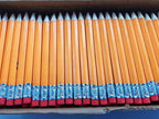S & E TEACHER'S EDITION 600PCS 4'' Golf Pencils Pre-sharpened, Break-Resistant Lead No. 2 Half Pencils with Eraser Tops, 2 HB pencil, Back to school, 600/Box.