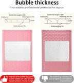 packbabol Bubble Mailers, 4x7 Inch Padded Bubble Mailers Pack of 50 Bubble Envelopes Opaque Self Seal Adhesive Waterproof Bags for Shipping and Packaging (Pink, 4x7-50)