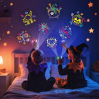 LovesTown 24PCS Halloween Party Favors Flashlights, LED Light up Finger Lights Glow in the Dark Halloween Toys Bulk for Party Decorations Goodie Bags Fillers Classroom Prizes