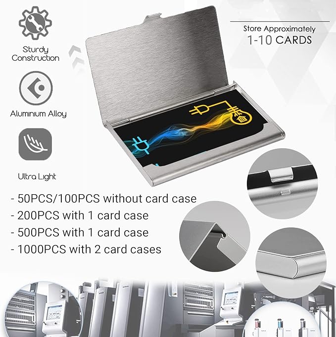Custom Business Cards Double-Sided Personalized Stationery | Professional 300GSM Matte Paper for Small Business | 3.5x2 Inch